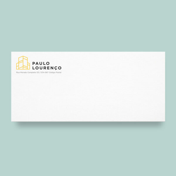 impressão tipografia envelope economato