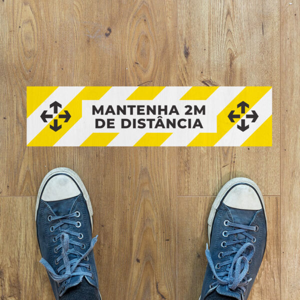autocolante impressão gráfica sinalização covid-19 segurança