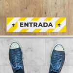 autocolante impressão gráfica sinalização covid-19 segurança