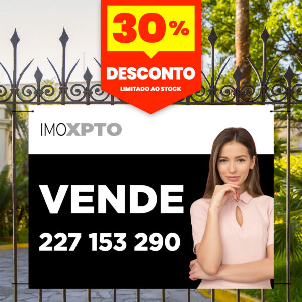 Placa Imobiliária Promoção